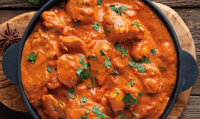 Butter Chicken, Lamb or Beef