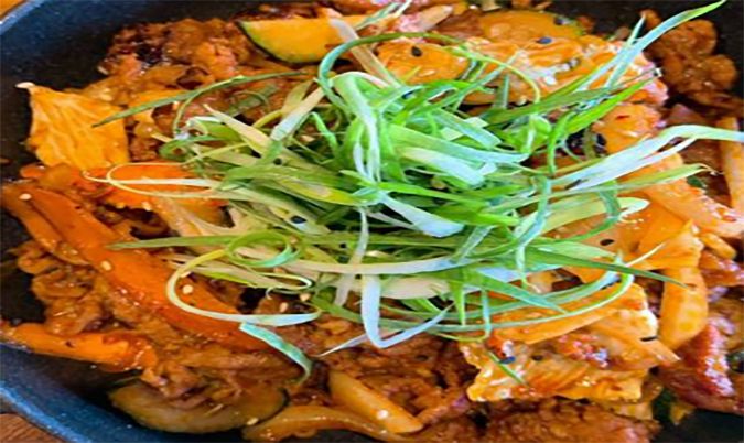 Spicy Pork Hot Plate