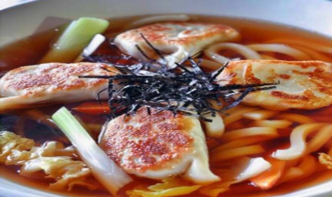 Gyoza Udon Soup
