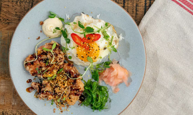 Karaage Chicken poke bowl