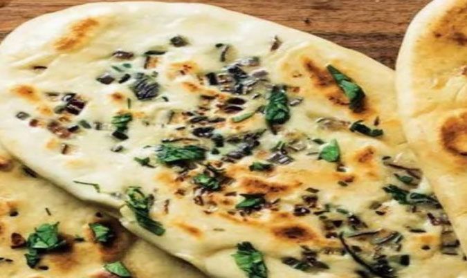 Cheese and Olive Naan