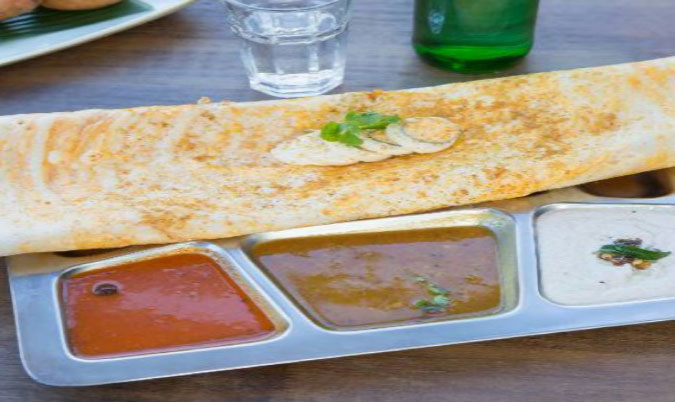 Plain Dosa with Stuffing