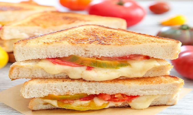 Cheese and Tomato Sandwich