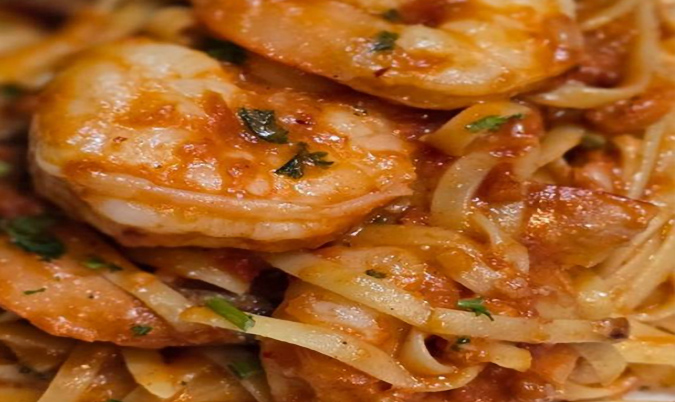 Linguini Chilli Garlic & Prawns