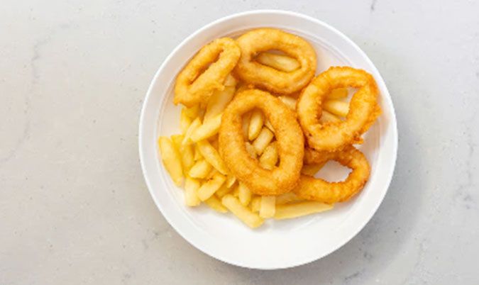 Kids Squid and Chips