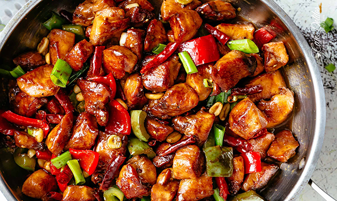 Chicken in Kung Pao Sauce