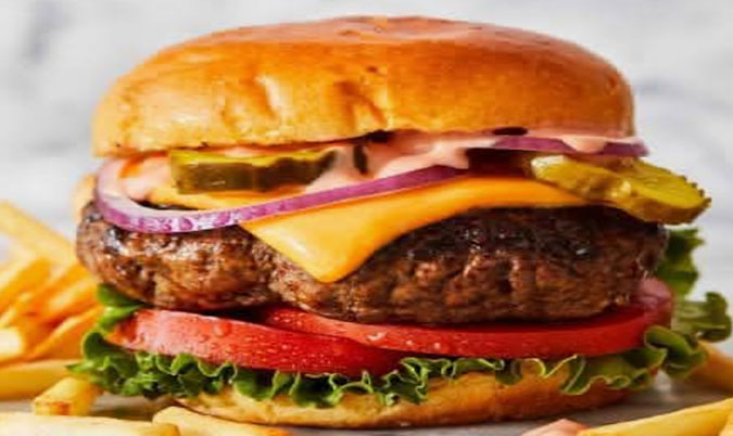 Classic Beef Burger with Fries
