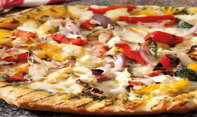 Char Grilled Veg Pizzas