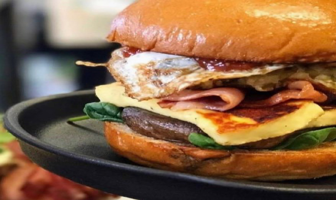 4x Breakfast Burgers 4x Hash Browns (save $13) (VEGOP)