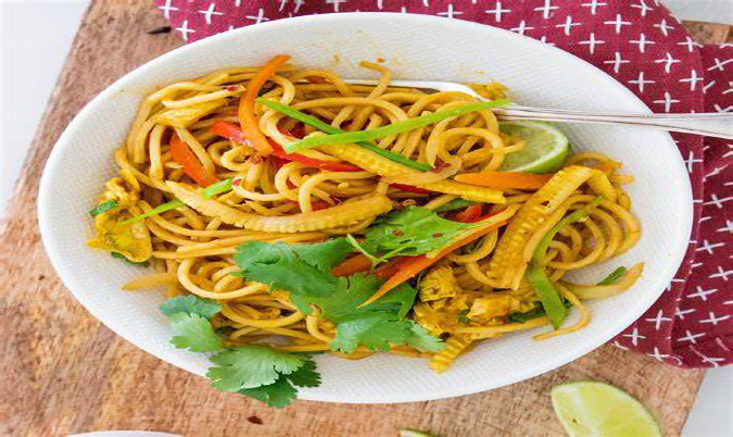 Vegetable Singapore Noodles