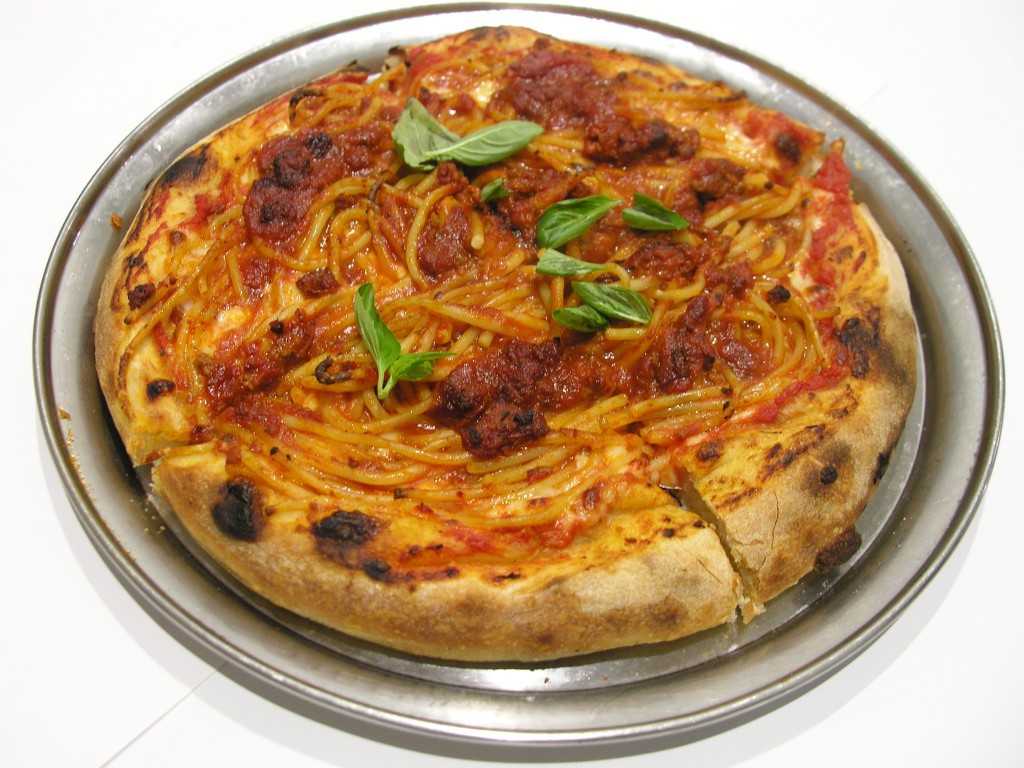 Spaghetti Pizza