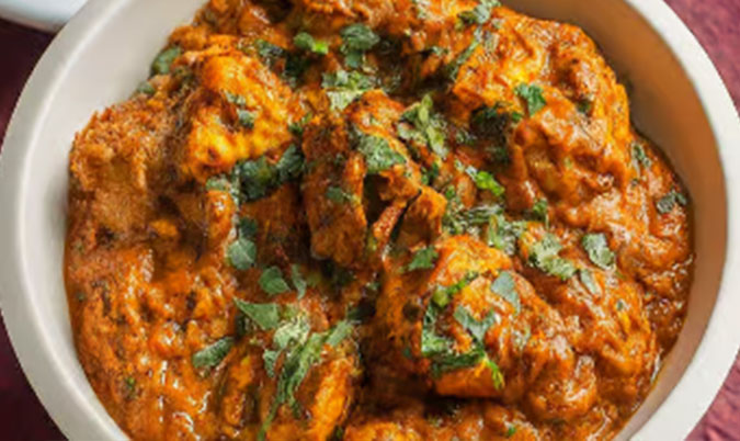 Kadai Chicken including Rice box