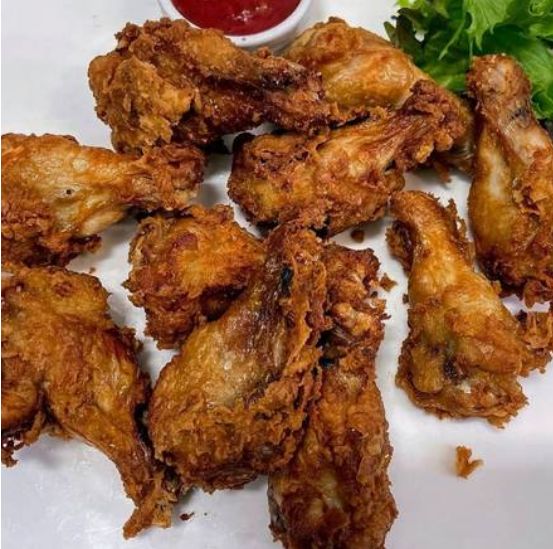 5pc Crunchy Coated Buttermilk Wings