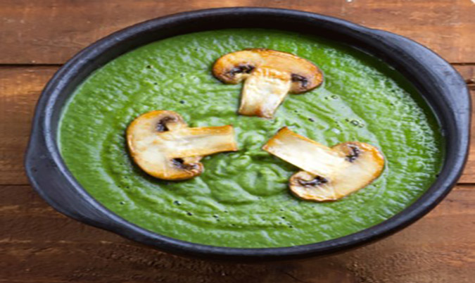 Palak Mushroom