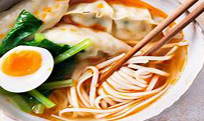 Dumpling & Noodle Soup