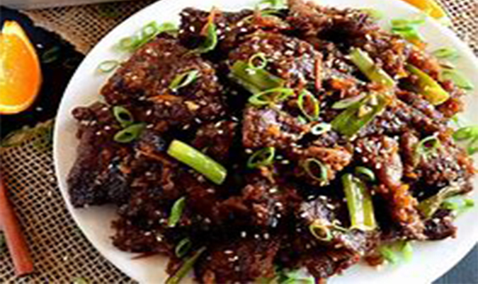 Beef With Ginger Sauce