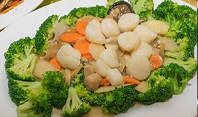 Stir Fried Scallops With Broccoli