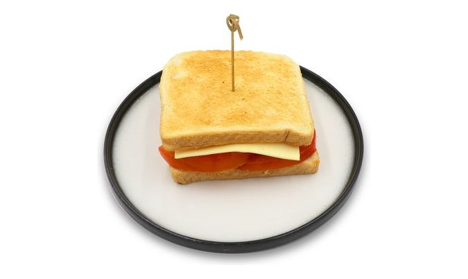 Toast Cheese and Tomato