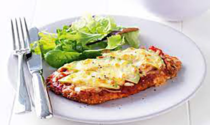 Chicken Parmigiana Avocado