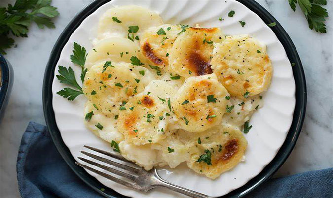 Potato Scallops