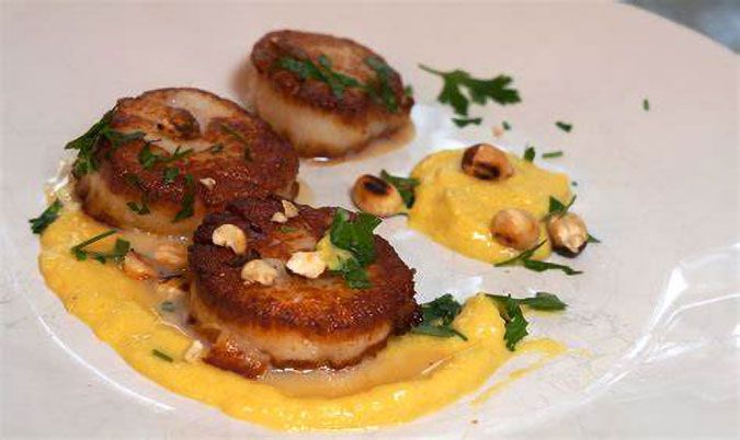 Pumpkin Scallops