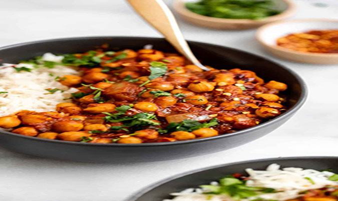 Chana Masala (Spicy & Vegetarian)