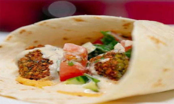Falafel Kebab roll