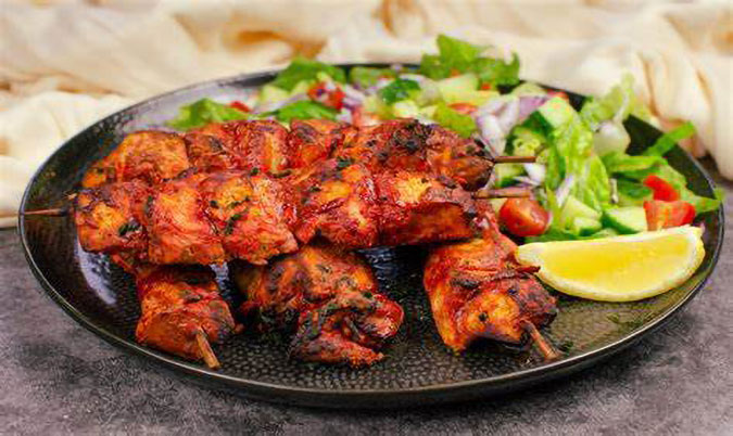 Tandoori Chicken Tikka (4 pieces)