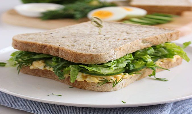Egg Lettuce Sandwich