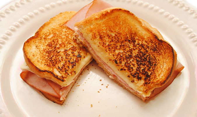 Ham Cheese Pineapple Sandwich