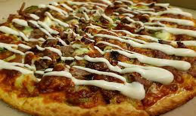 Lamb Kebab Pizza