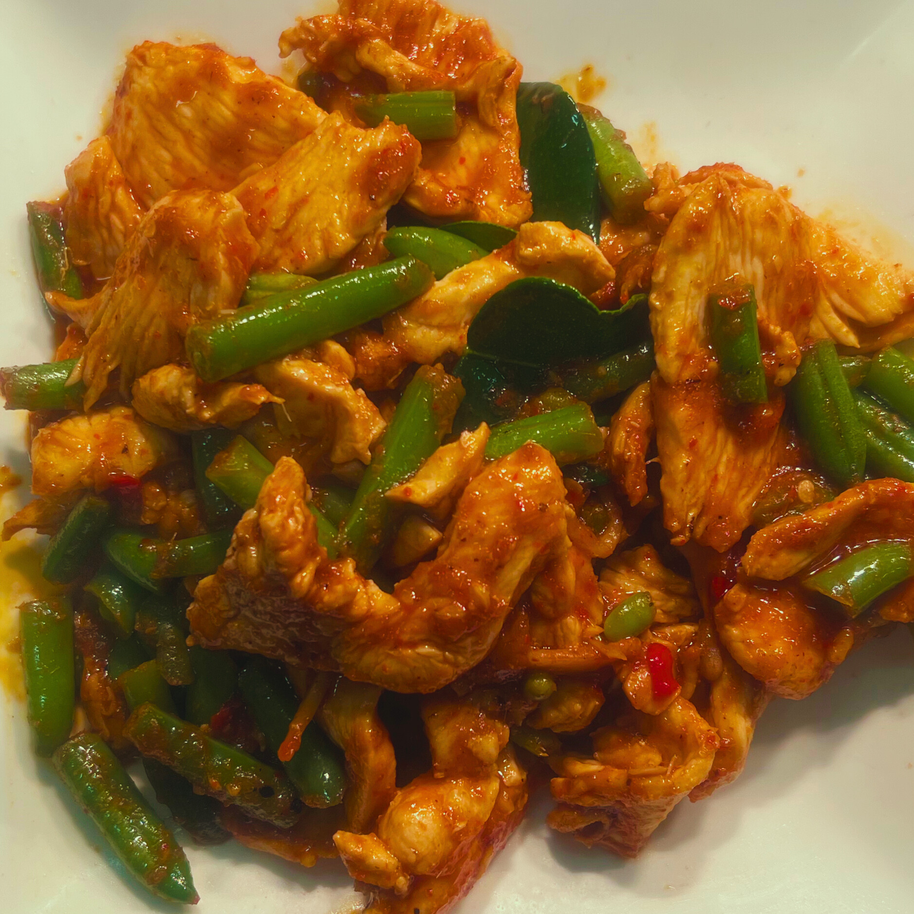 Pad Prik Khing Spicy