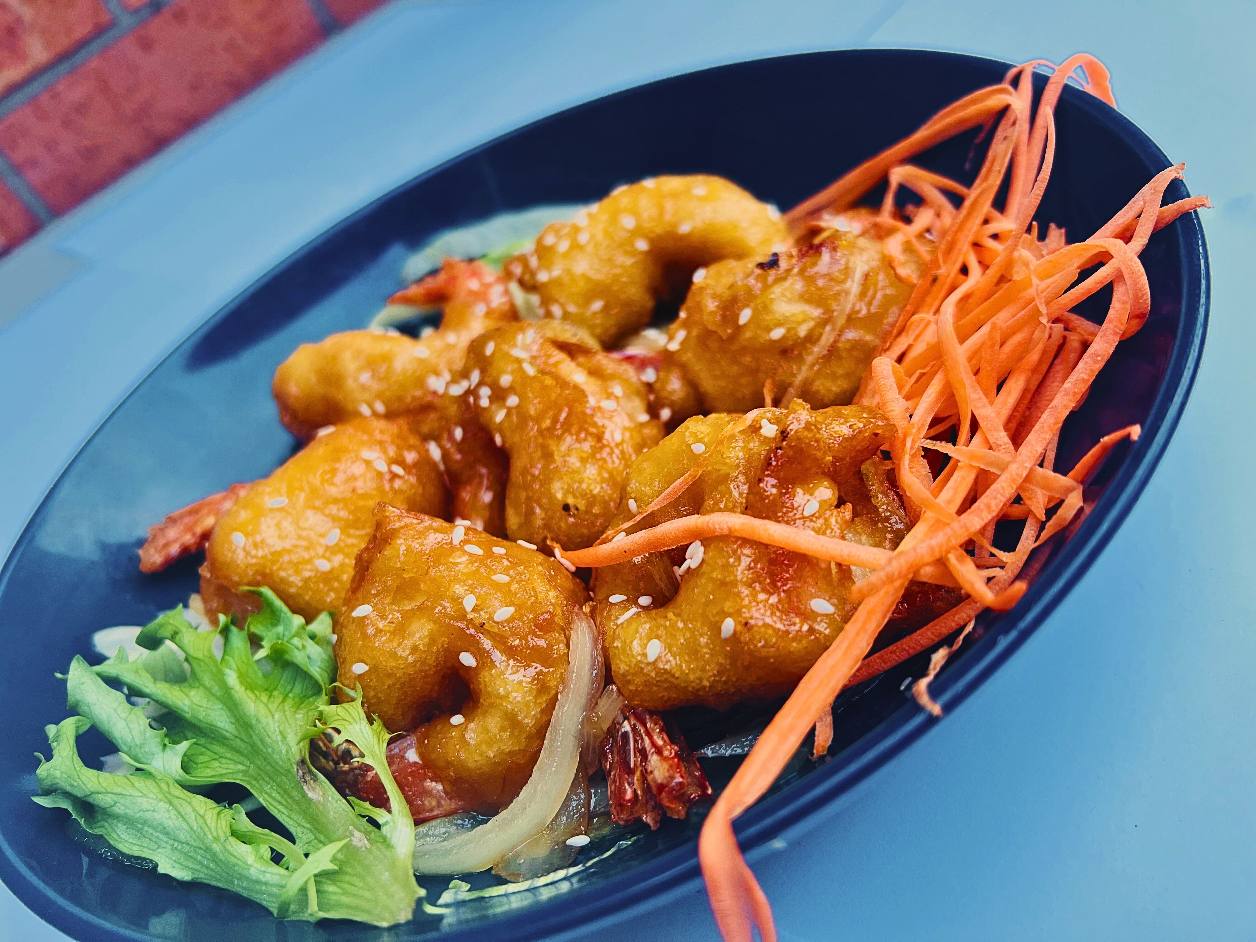 Crispy Honey and Soya Prawn