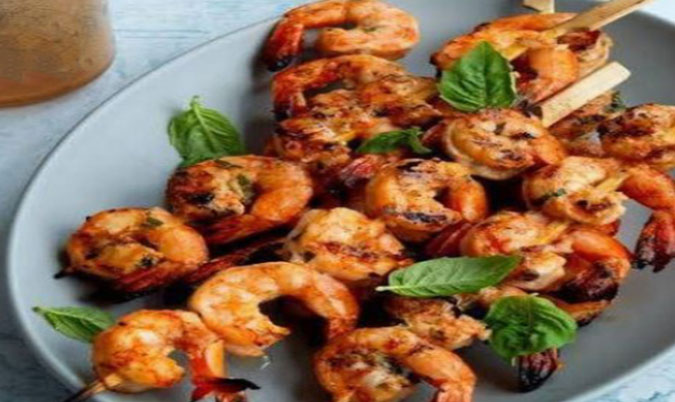 Charcoal Prawns