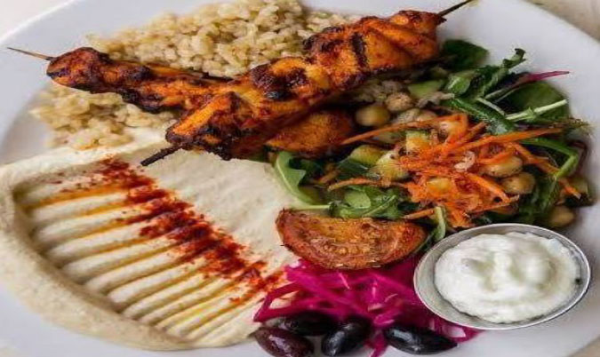 Chicken Tawouk Platter