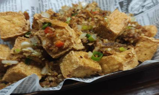 Salt And Pepper Fried Bean Curd