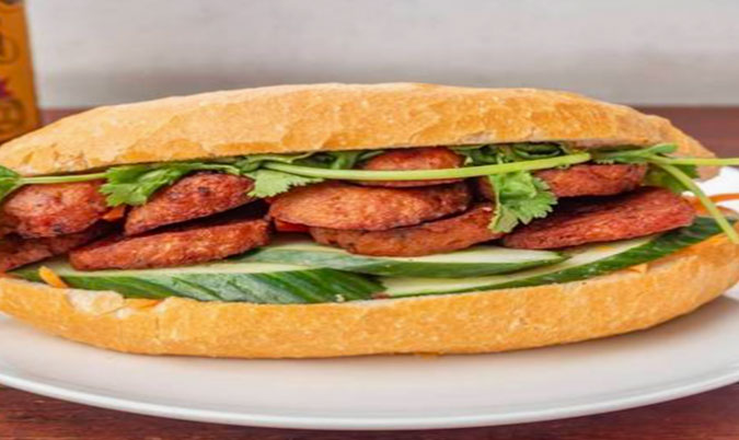 Pork Meatballs Banh Mi