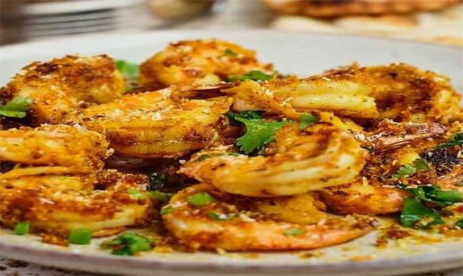 Ginger garlic prawn