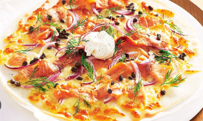 Smoked Salmon Pizza