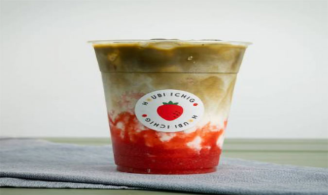 Strawberry Hojo Latte