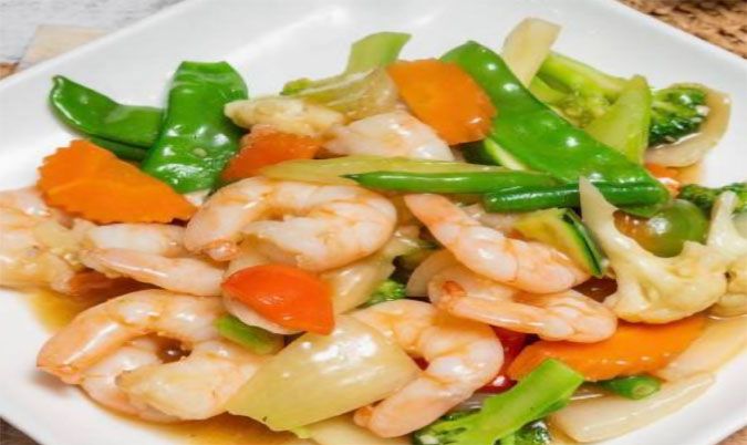 King Prawn with Oyster Sauce