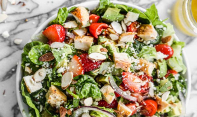 Fresh Salad and Sauces