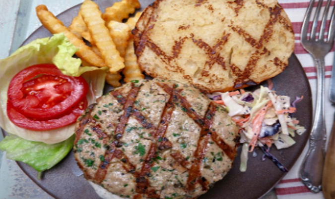 Grilled Fish Burger