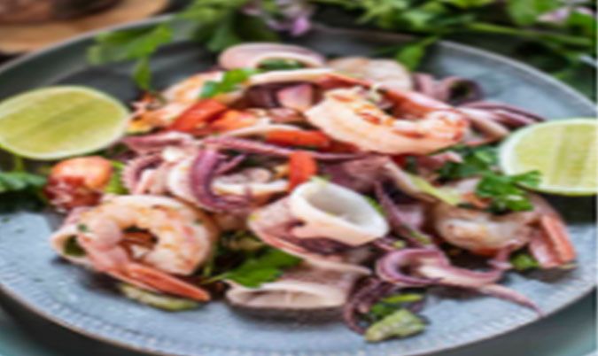 Yum Seafood (Prawns Squid and NZ Mussels)
