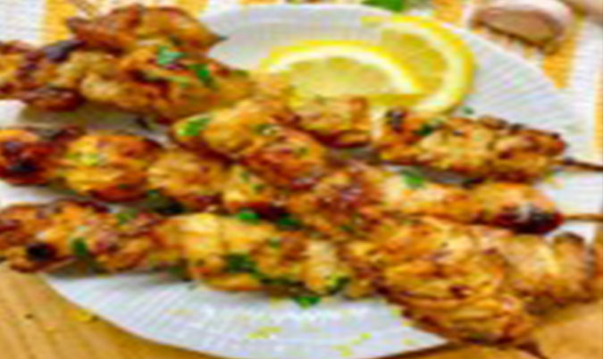 Lemon and Pepper Chicken Skewer
