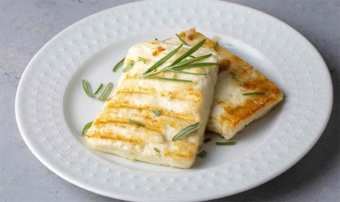 Warm Halloumi Salad