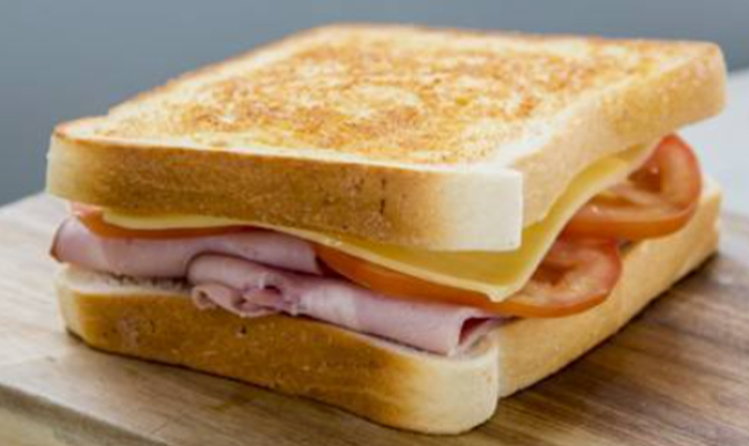 Ham, Cheese and Tomato Toastie