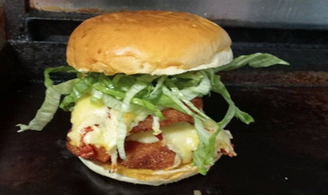 Chicken Parmy Burger