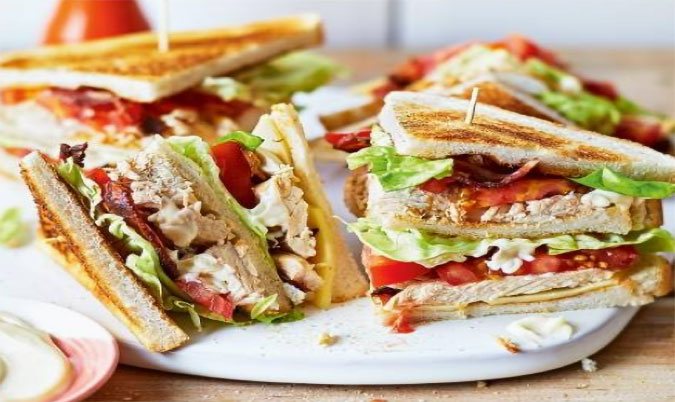 Chicken Club Sandwich combo
