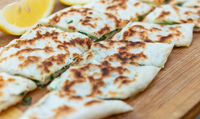 Spinach and Cheese Gozleme
